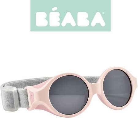 Beaba Okulary Przeciwsłoneczne Dla Dzieci Z Elastyczną Opaską 0-9 Miesięcy Chalk Pink