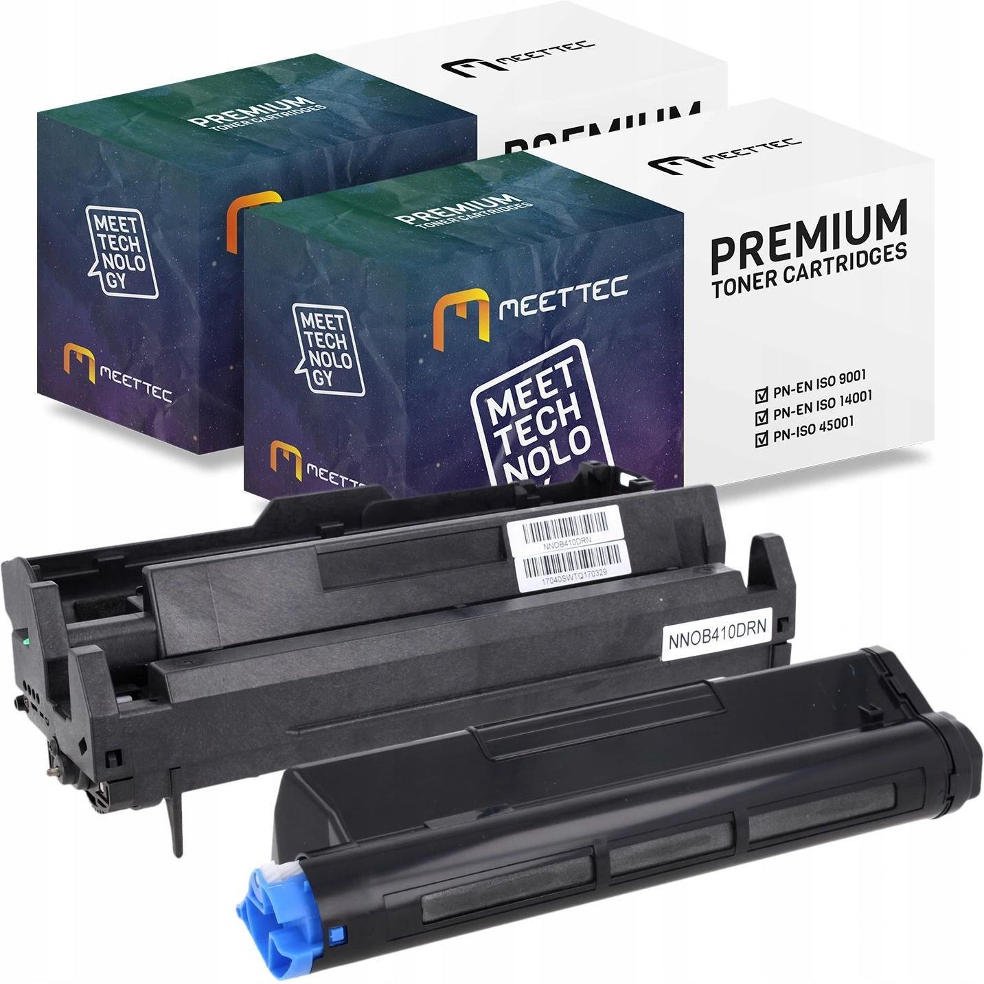 MEETTEC TONER +BĘBEN DO OKI B410 B430 43979102 43979002 BK ...