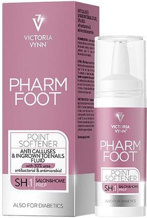 Victoria Vynn PHARM FOOT Point Softener Punktowy Fluid Na Modzele I Wrastające Paznokcie 30% Mocznika 15ml