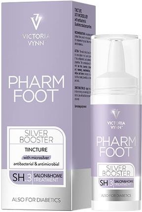 Victoria Vynn PHARM FOOT Silver Booster Tynktura Z Mikrosrebrem O Działaniu Antybakteryjnym I Antymikrobowym 15ml