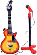 Rockowa Gitara z mikrofonem dla dziecka IN0105 - Zabawki muzyczne