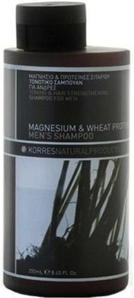 Korres Men'S Shampoo Toning & Hair Strengthening Tonizujący I Wzmacniający Szampon Do Włosów Z Magnezem Proteinami 250 ml