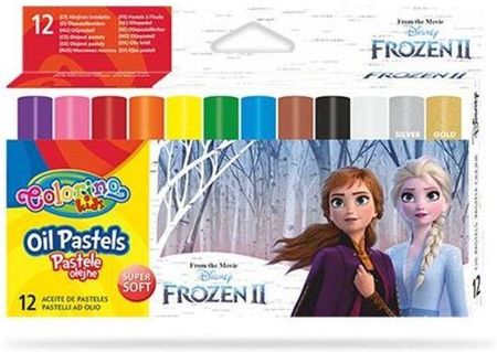 Patio Pastele Olejne Colorino Kids Trójkątne Frozen 12 Kolorów