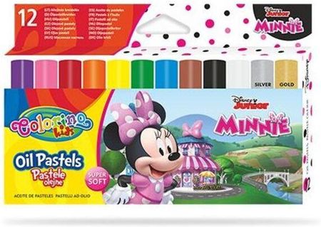 Patio Pastele Olejne Colorino Kids Trójkątne Minnie 12 Kolorów