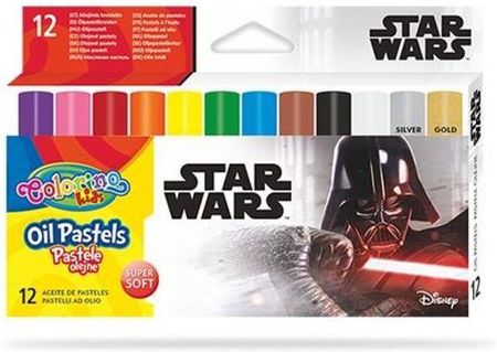 Patio Pastele Olejne Colorino Kids Trójkątne Star Wars 12 Kolorów