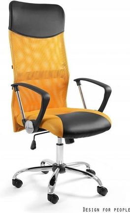 Unique Krzesło Biurowe Obrotowe Viper Żółty Wysoki