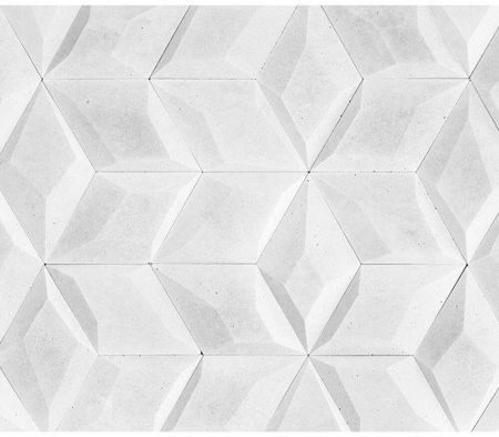 Stones Betonowa Płytka Decoracyjna 3D Diamante 2 Biały