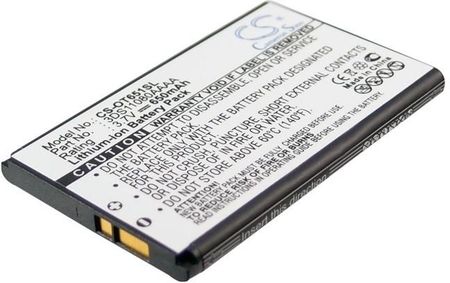 Cameron Sino Alcatel One Touch C651 / 3DS11080AAAA 650mAh 2.40Wh Li-Ion 3.7V 