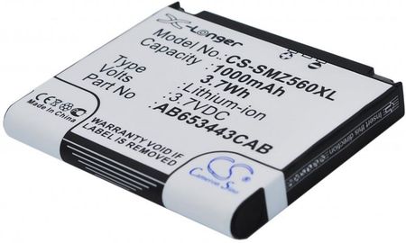 Cameron Sino Samsung SGH-Z560 / AB603443AA 1000mAh 3.70Wh Li-Ion 3.7V (CSSMZ560XL)