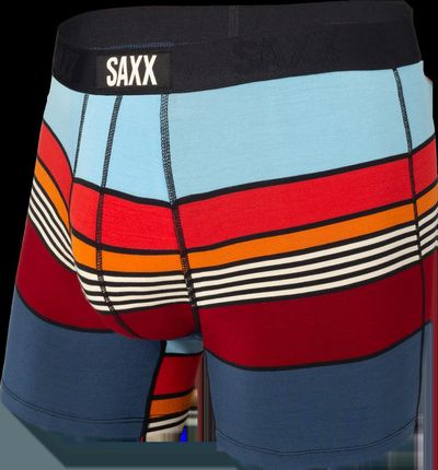 Saxx Bokserki Męskie Vibe Boxer Brief Navy Super Stripe