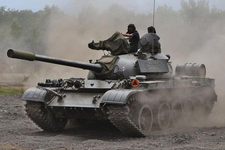 Prezen Życia Przejażdżka Czołgiem T 55 Zabrze Pasażer