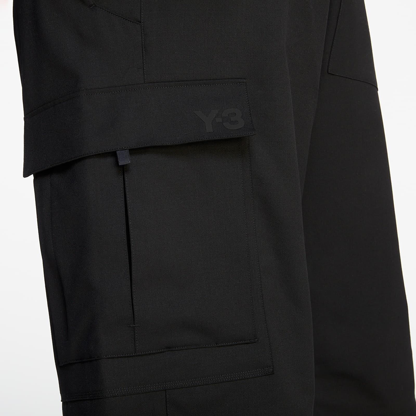 Y-3 Classic Refined Wool Stretch Cargo Shorts Black - Ceny i