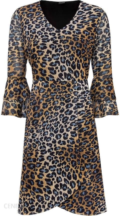Sukienka kopertowa w cętki leoparda , bonprix - Ceny i opinie 