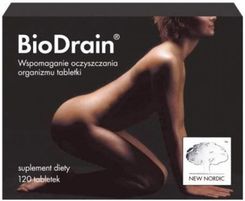 Biodrain 120 tabletek - Suplementy na odchudzanie