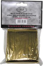 Zdjęcie Mfh Koc ratunkowy - Powłoka srebrna i złota - Wąchock