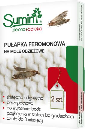 Pułapka Feromonowa Sumin Na Mole Odzieżowe 2Szt.