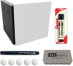 Zdjęcie Allboards Skrzynka Szafka Na Klucze Szklana Magnetyczna 30X30 Cm Biała  - Maków Podhalański