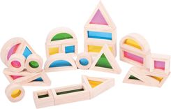 Zdjęcie Tickit Klocki Sensoryczne Tęczowe 24El - Ustroń