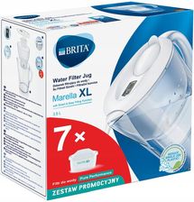 Brita Marella XL +7 filtrów Maxtra Plus Pure Performance Biały Galaxy - Dzbanki filtrujące