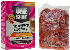 Zdjęcie One Shot Myszy Szczury Zatrute Ziarno Trutka 2,5kg  - Wysokie Mazowieckie