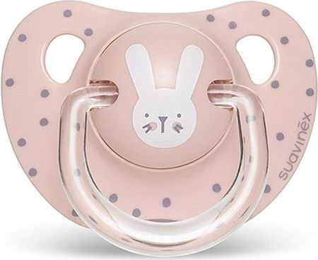 Suavinex Smoczek Anatomiczny Silikonowy Premium +18M Królik Różowy Hygge Baby