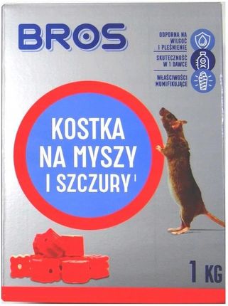 Bros Kostka Trutka Na Myszy I Szczury 1kg 