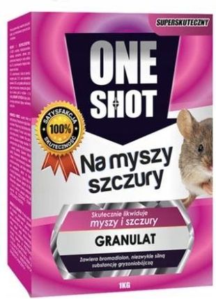 Trutka Na Myszy I Szczury Granulat One Shot 1kg 