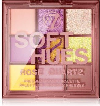 W7 Cosmetics Soft Hues paleta cieni do powiek odcień Rose Quartz 8 g