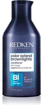 Redken Color Extend Brownlights Odżywka Tonizująca Szampon Neutralizujący Rude Odcienie 300 ml