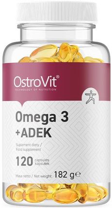 OstroVit Omega 3 + ADEK 120kaps