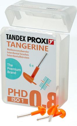 Tandex (6 Szt.) Szczoteczek Proxi Tangerine Ultra Fine (Pomarańczowa)