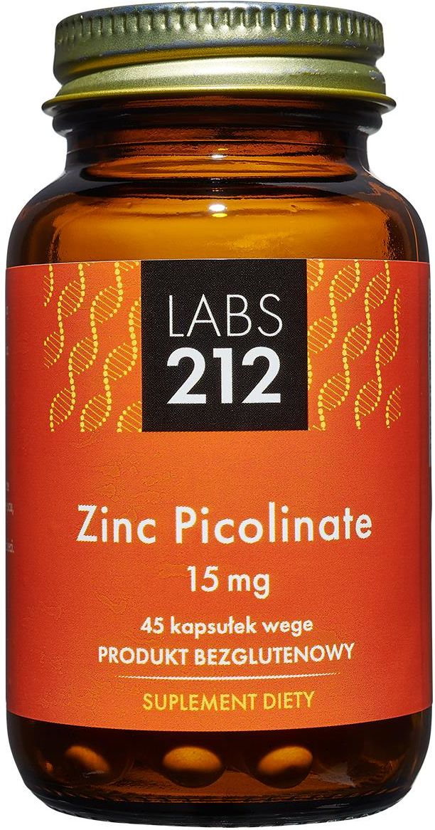 LABS212 Zinc Picolinate Pikolinian cynku 45 Kaps Opinie i ceny na