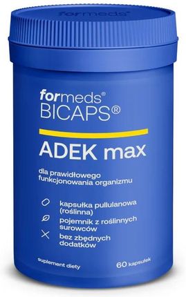 ForMeds Bicaps ADEK Max Witamina A, D, E, K2MK7 60 Kaps