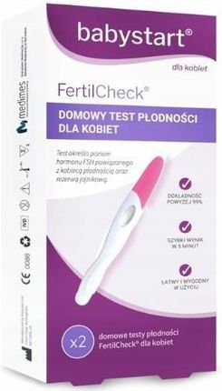 FertilCheck test płodności dla kobiet, 2 testy strumieniowe