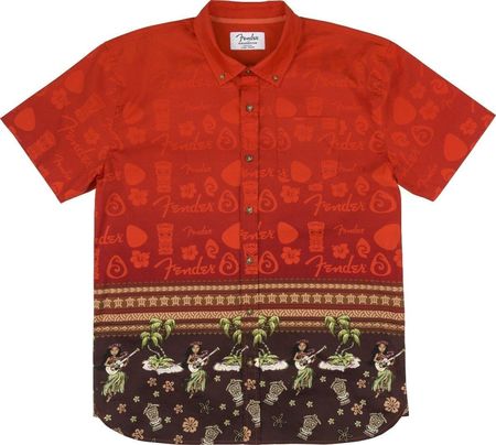 Fender The Hawaiian Button Up Koszulka polo muzyczna - Ceny i opinie T-shirty i koszulki męskie XVZH