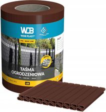 Zdjęcie Taśma Ogrodzeniowa 19cm x35M Brązowa Ogrodzenie Pvc - Sępopol