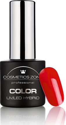 Cosmetics Zone lakier hybrydowy Glitter Red 101, 7 ml