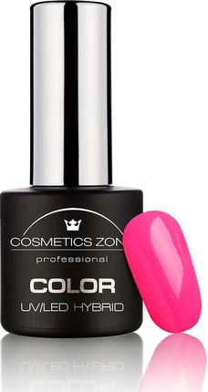 Cosmetics Zone lakier hybrydowy N1 Neon Dark Pink, 7 ml