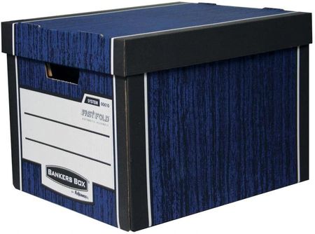 Fellowes Pudło Archiwizacyjne Woodgrain Niebieskie 10szt.