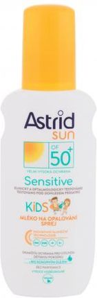 Astrid Sun Sensitive Mleczko Do Opalania Dla Dzieci W Sprayu Spf 50+ 150Ml