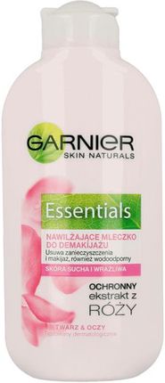 Garnier Skin Naturals Essentials Mleczko do demakijażu do skóry suchej i wrażliwej 200 ml