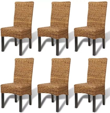 Krzesła Stołowe 6szt. Abaka I Lite Drewno Mango 13452-274201
