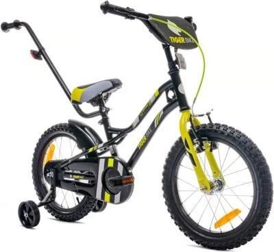 Sun Baby Rower Dziecięcy Tiger Bike 16 cali dla Chłopca Żółto Szary  