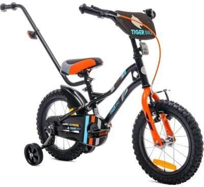 Sun Baby Rower Dziecięcy Tiger Bike 14 cali dla Chłopca Pomarańczowo Turkusowy  