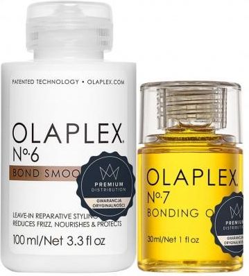 Zestaw Promocyjny Olaplex No.6, No.7 - krem wygładzający 100ml + olejek 30ml