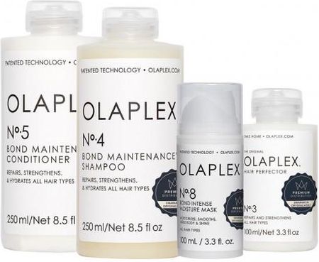 Zestaw Promocyjny Olaplex No. 3, No. 4, No.5, No. 8 - zestaw odbudowujący do włosów suchych i zniszczonych