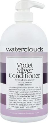 Waterclouds Violet Silver Conditioner Odżywka Z Pigmentem Do Włosów Blond i Siwych 1000 ml