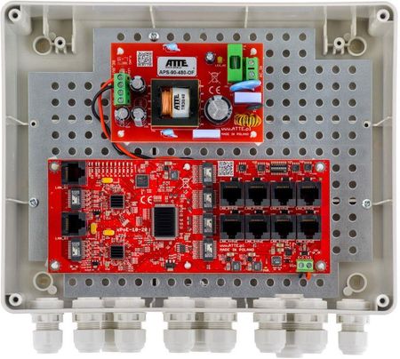 Atte Przełącznik Poe Switch Ip56 Ip-8-20-L2 (IP820L2)