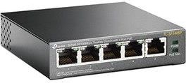 Tp-Link Switch Tl-Sf1005P Unmanaged, Desktop, 10/100 Mbps (Rj-45) Ports Quantity 5, Poe 4, Power Supply Type Exte (TLSF1005P)