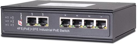Getfort Switch Poe Przemysłowy 4Fe X + 2Fe Uplink